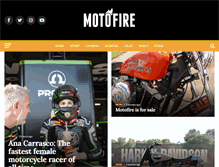 Tablet Screenshot of motofire.com